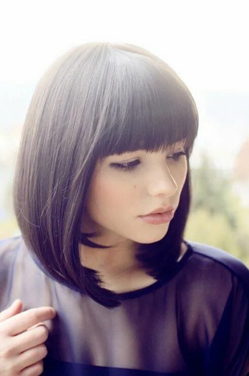 Каре волосы фото с челкой I tagli medi dell'estate 2017: le idee capelli più alla moda Long bob hairstyles