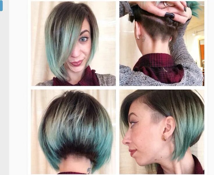 Каре выбритая стрижка Undercut only (not color) Short hair styles, Short hair cuts, Beautiful hair
