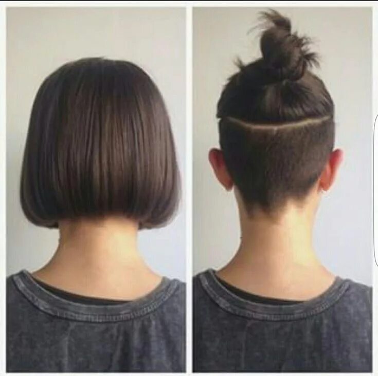 Каре выбритый затылок фото Hairdare Style Women Pixie Cuts Pinterest Fresh Undercut Long Hair - kimgowerfor