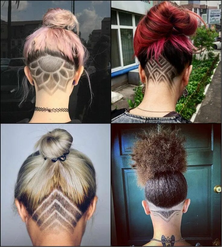 Каре выбритый затылок фото Blackberry Hair Color: The Trendiest Hair Color