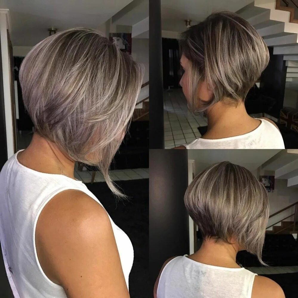 Каре высокий затылок фото 50 Hottest Stacked Haircuts to Try in 2024 Wavy bob hairstyles, Stacked bob hair