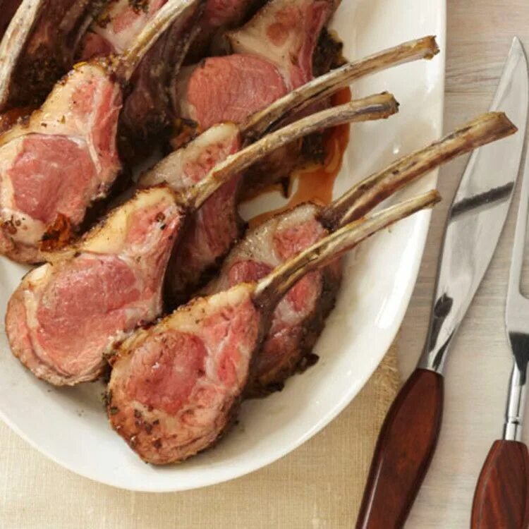 Каре ягненка фото Roasted Rack of Lamb Recipe Food network recipes, Lamb recipes, Rack of lamb