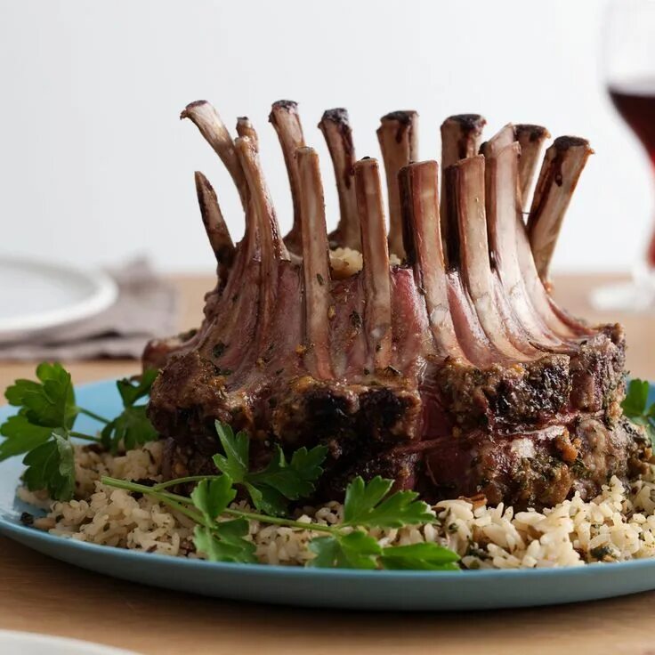 Каре ягненка рецепты с фото Crown Roast of Lamb Recipe Easter dinner recipes, Food network recipes, Lamb rec