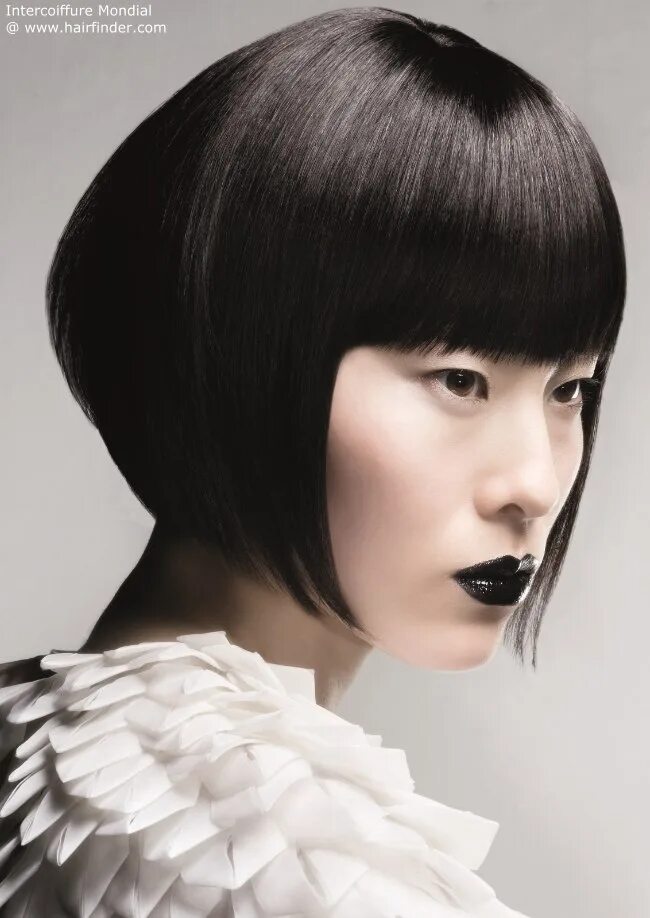 Каре японское прическа Another bob with a fringe Really short hair, Asian hair, Long bob hairstyles