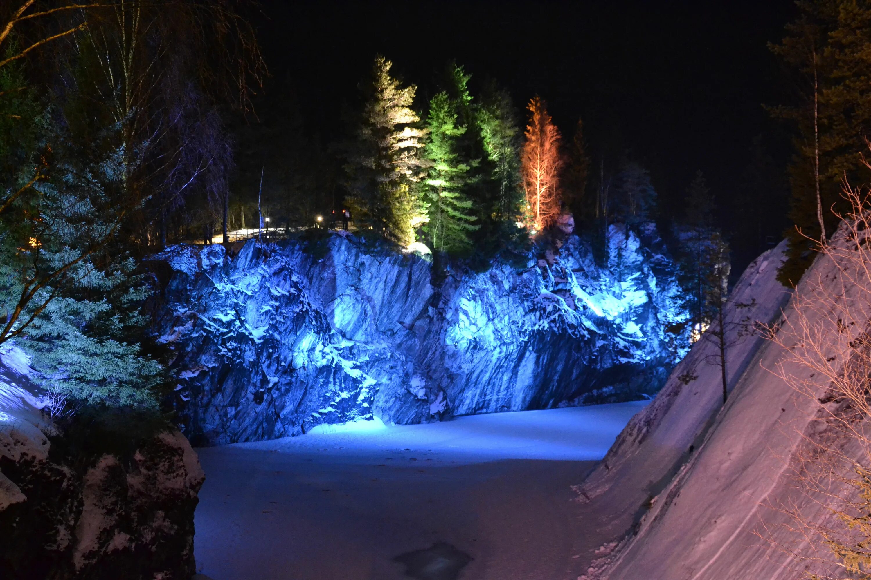 Карелия зимой рускеала фото Trip to Karelia. Ruskeala in the winter. - Steemit