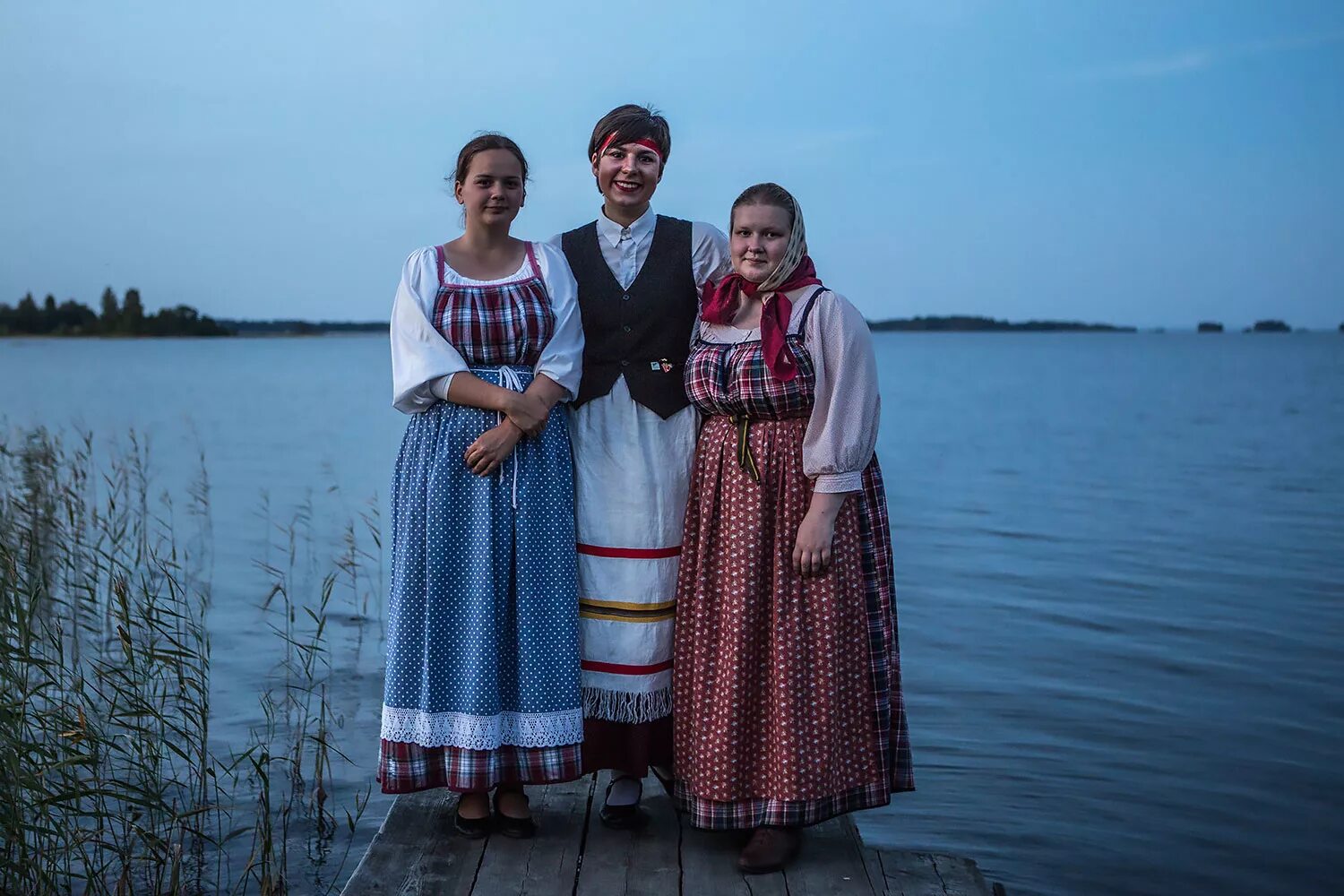 Карельский национальный костюм фото Кижи. Карельский этно лагерь. Август 2016.
