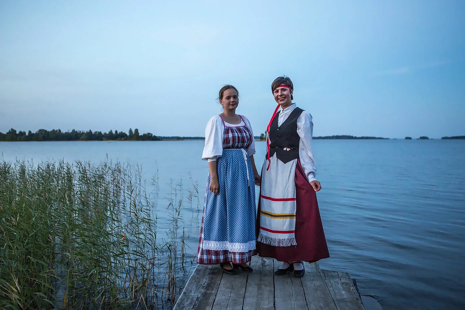 Карельский национальный костюм фото Кижи. Карельский этно лагерь. Август 2016.