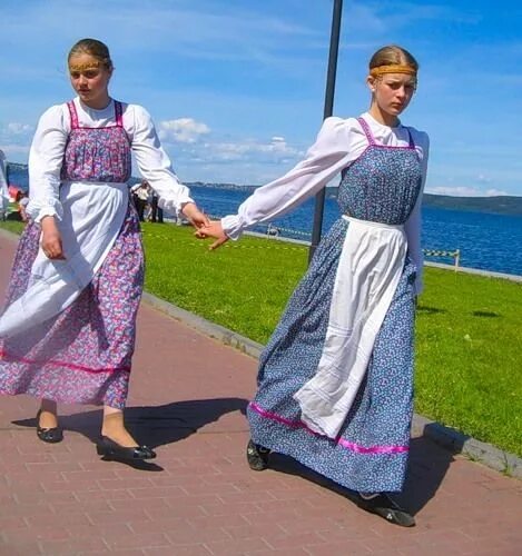 Карелы народный костюм фото Национальные костюмы некоторых народов Российской империи Русская мода, Костюм, 