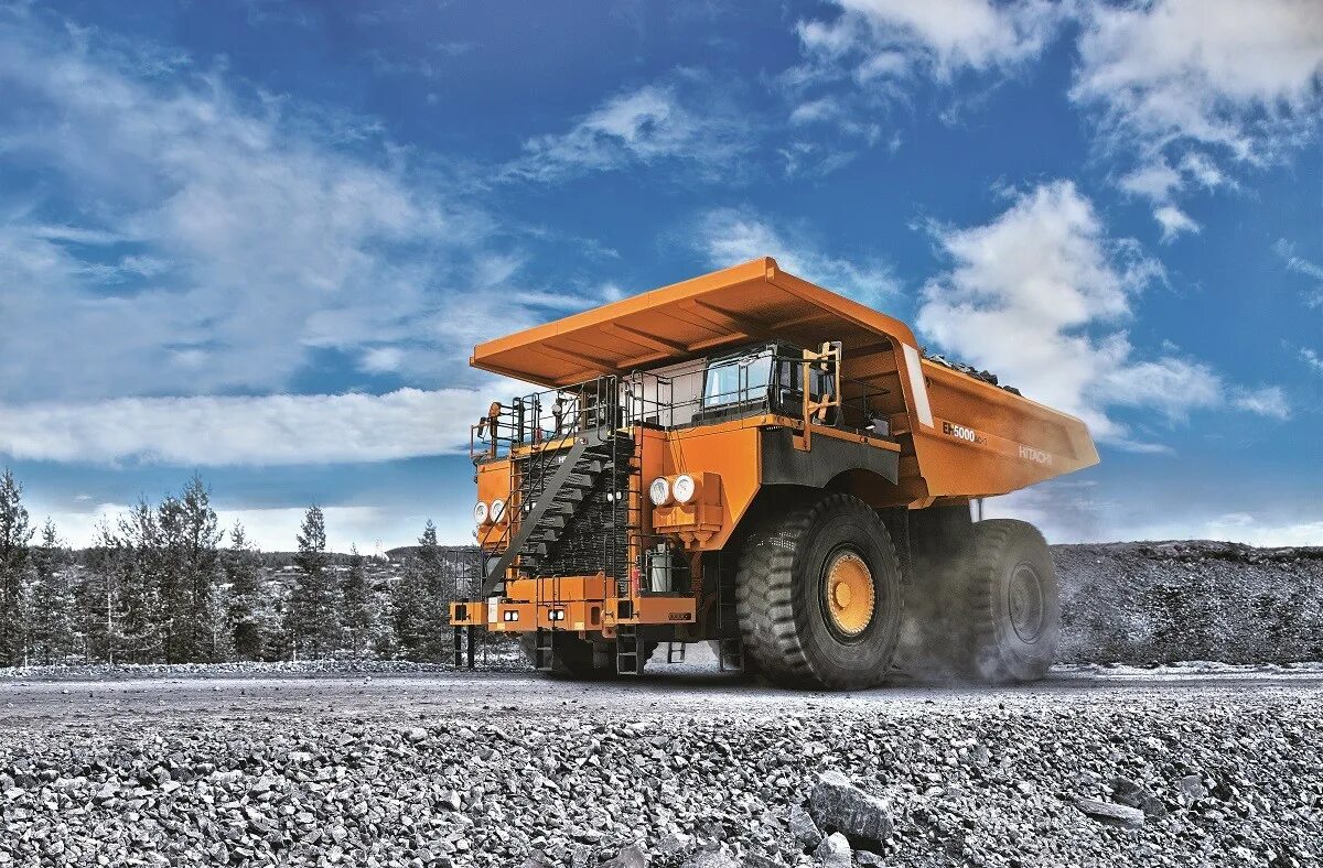Карьерная техника фото Строительная техника Карьерные самосвалы Hitachi EH5000AC-3 - Экспомаш