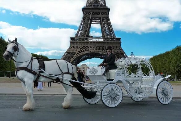 Карета с лошадьми фото Our Cheat Sheet for the Most Romantic Valentine’s Day in Paris : New York Habita