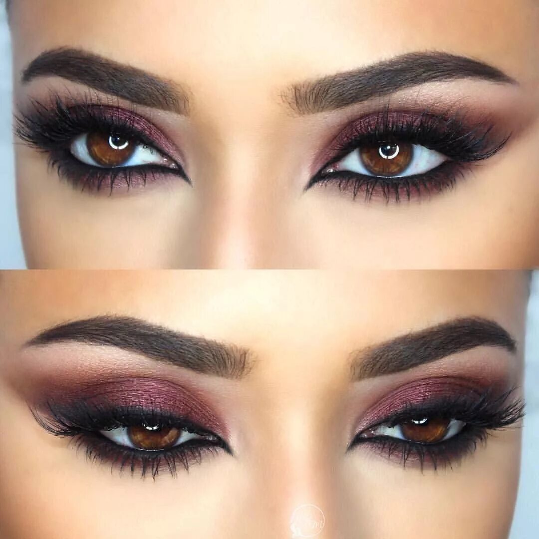Карие глаза макияж на каждый Pin on - beauty by bree