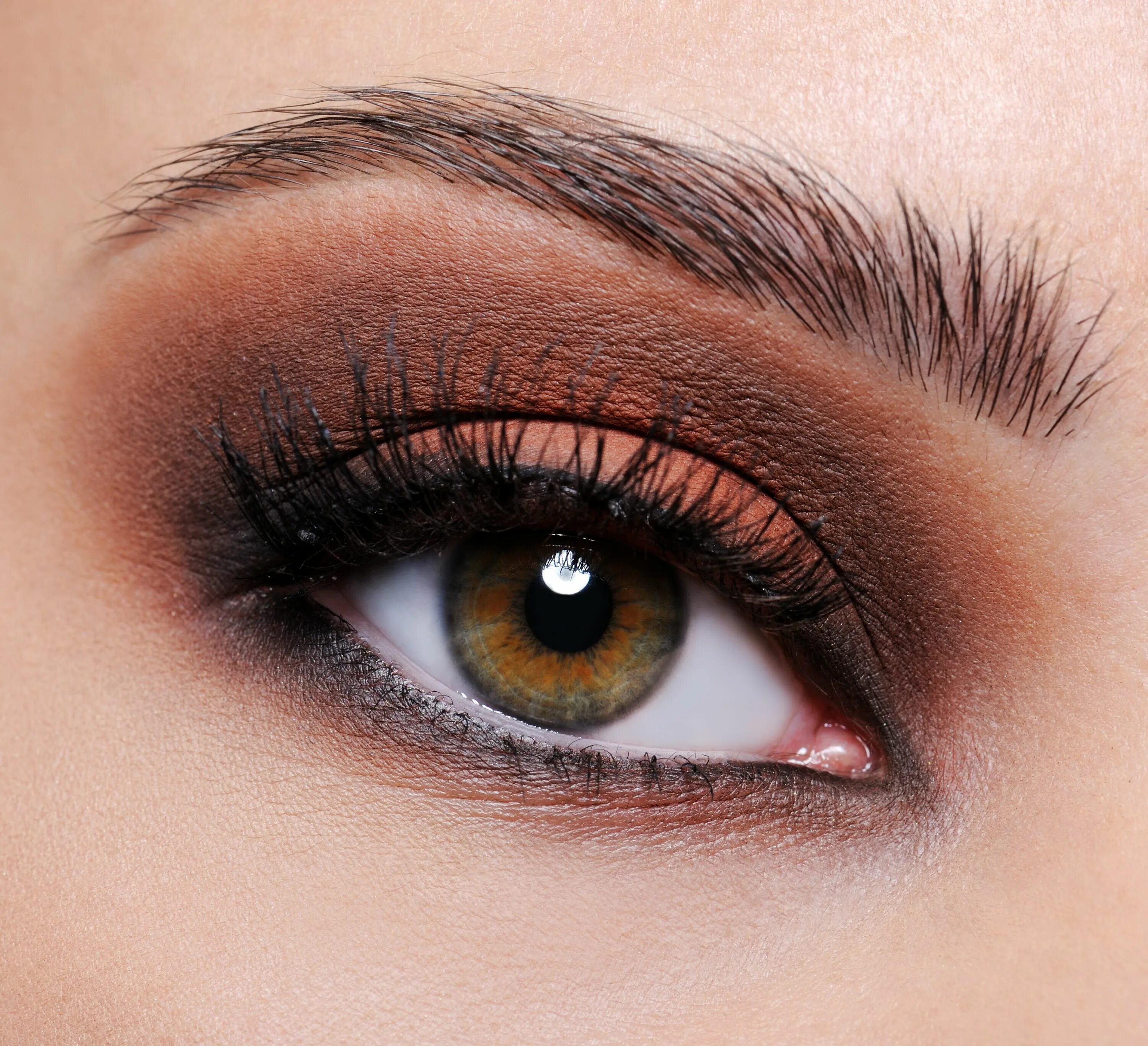 Карие глаза оттенки фото Trucco per occhi marroni, Trucco splendido, Occhi color nocciola