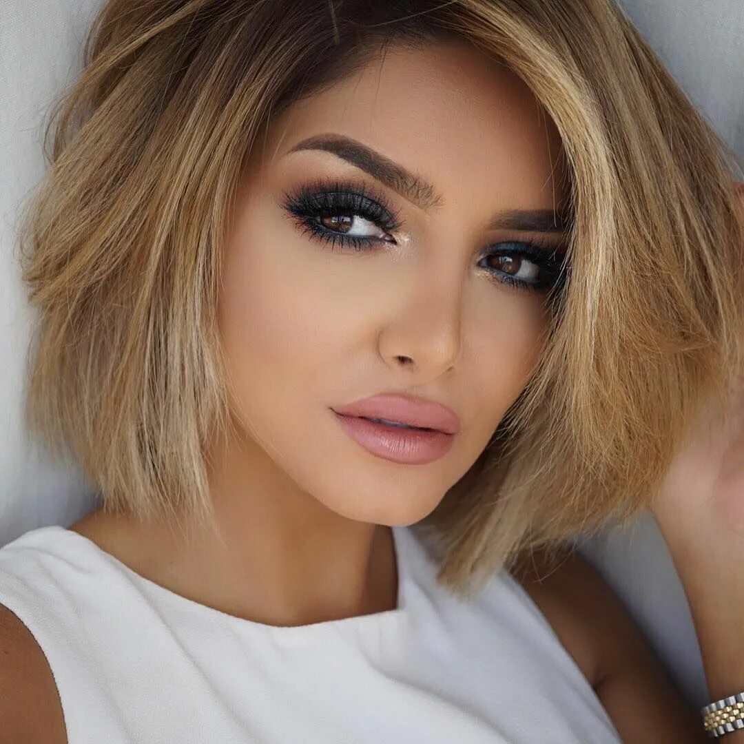 Карие глаза стрижка и цвет волос Instagram photo by Sheida Fashionista * Jun 8, 2016 at 10:02pm UTC Hair makeup, 