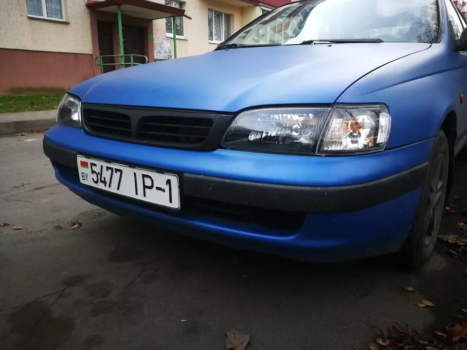 Карина е фары тюнинг Оптика Черный хрусталь - Toyota Carina E, 1,8 л, 1997 года стайлинг DRIVE2