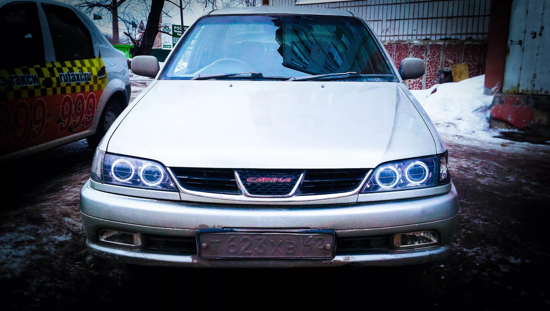 Карина е фары тюнинг Новые глазки - Toyota Carina (7G), 1,8 л, 2001 года стайлинг DRIVE2