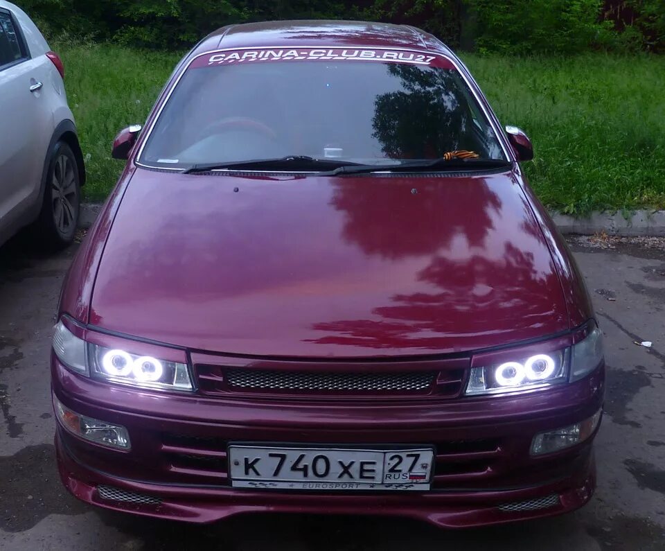 Карина е фары тюнинг Тюнингованные фары - Toyota Carina (6G), 1,8 л, 1992 года тюнинг DRIVE2