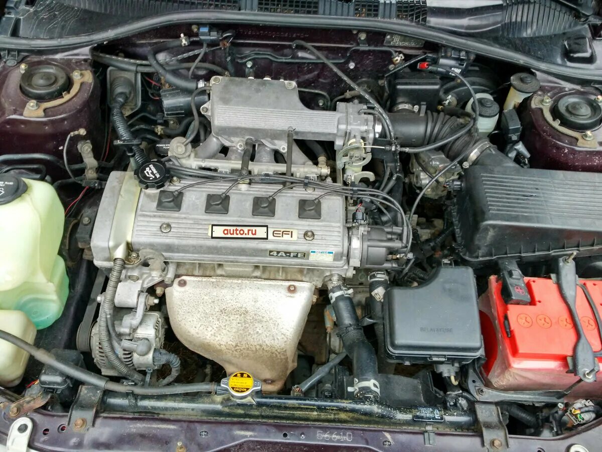 Карина фото двигателя Купить б/у Toyota Carina E 1992-1998 1.6 MT (107 л.с.) бензин механика в Воронеж