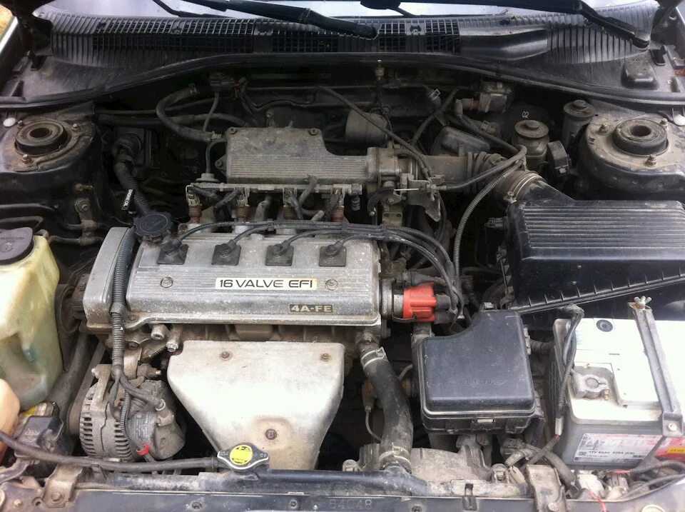Карина фото двигателя Мойка двигателя - Toyota Carina E, 1,6 л, 1996 года мойка DRIVE2