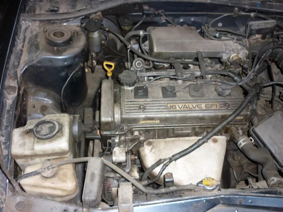 Карина фото двигателя Фото перед разбором - Toyota Carina (6G), 1,8 л, 1994 года запчасти DRIVE2