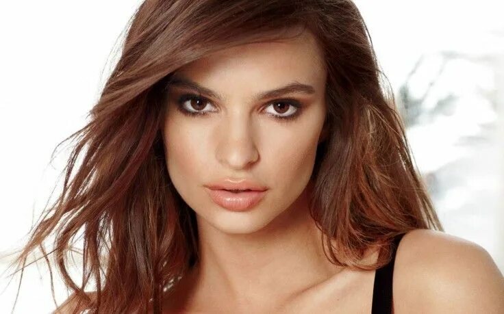Карий цвет волос фото Emily Ratajkowski, Women, Model, Brunette, Face, Brown Eyes, Juicy Lips HD Wallp