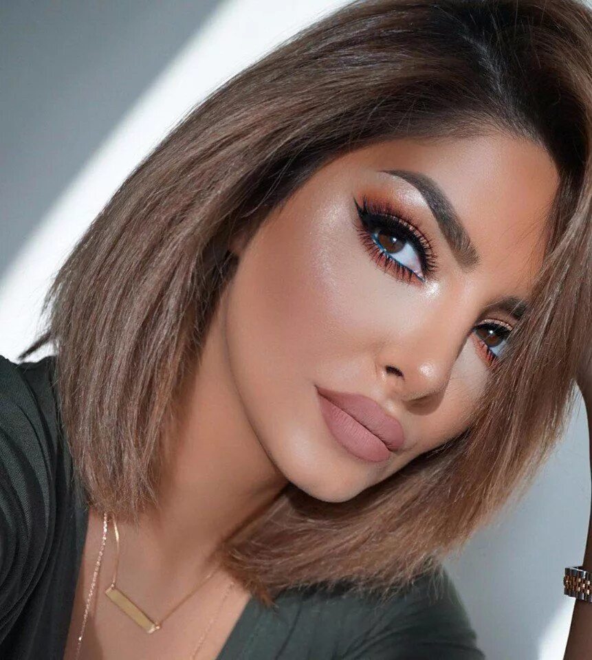 Карий цвет волос фото Салон красоты Hair trends, Balayage hair, Hair makeup