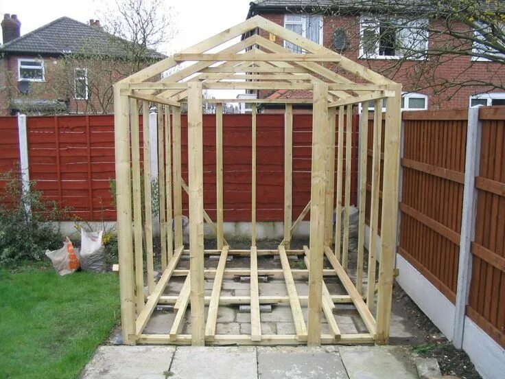 Каркас дачи своими руками garden sheds shed plans for 8 x 10 get instant access to over 12000 shed plans a