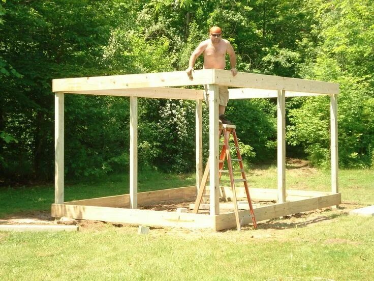 Каркас дачи своими руками DIY Cabin - An inexpensive way to spend a weekend getaway - Your Projects@OBN Di
