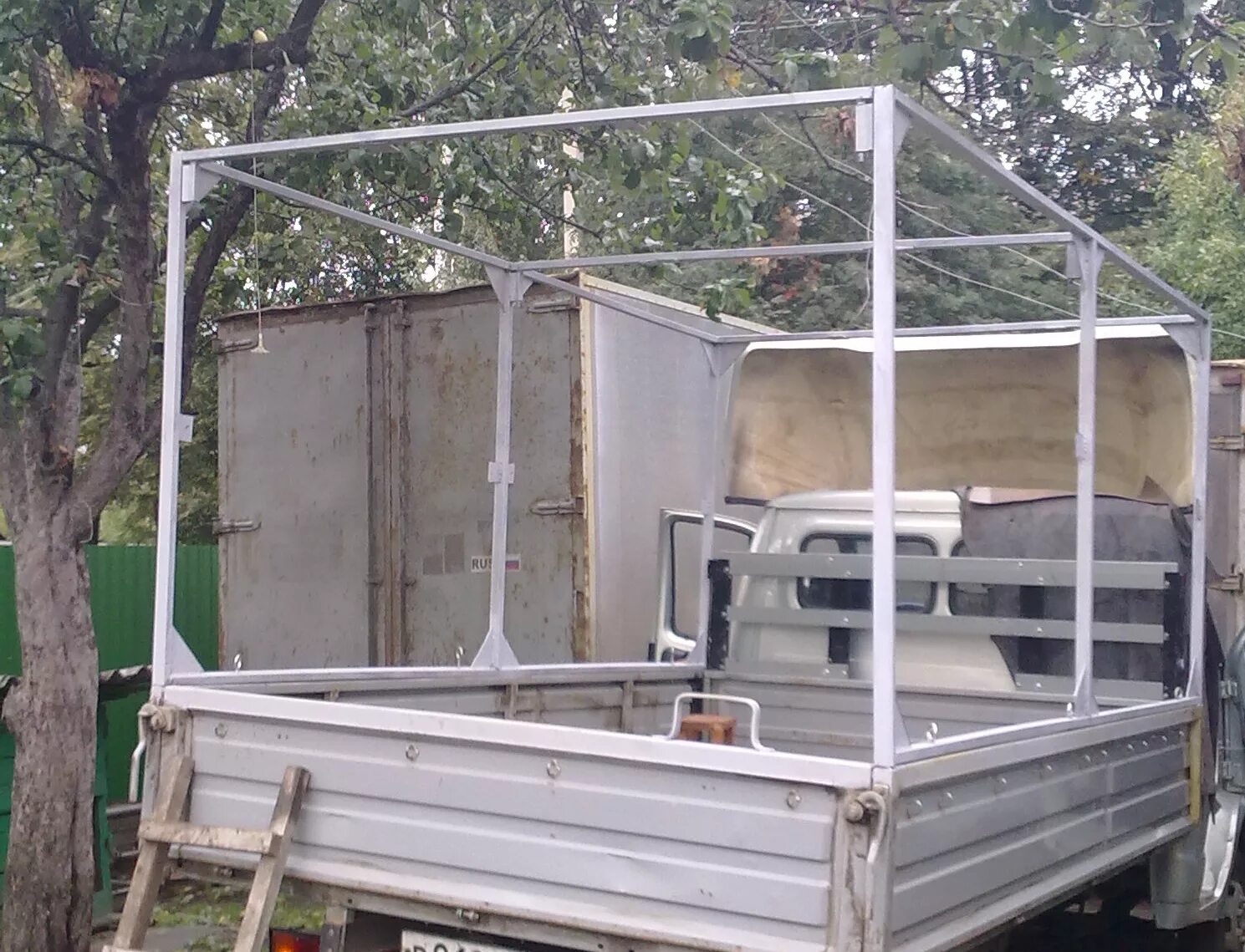 Каркас газель фото Каркас и тент! Верхняя загрузка) - ГАЗ Газель, 2,5 л, 1995 года кузовной ремонт 