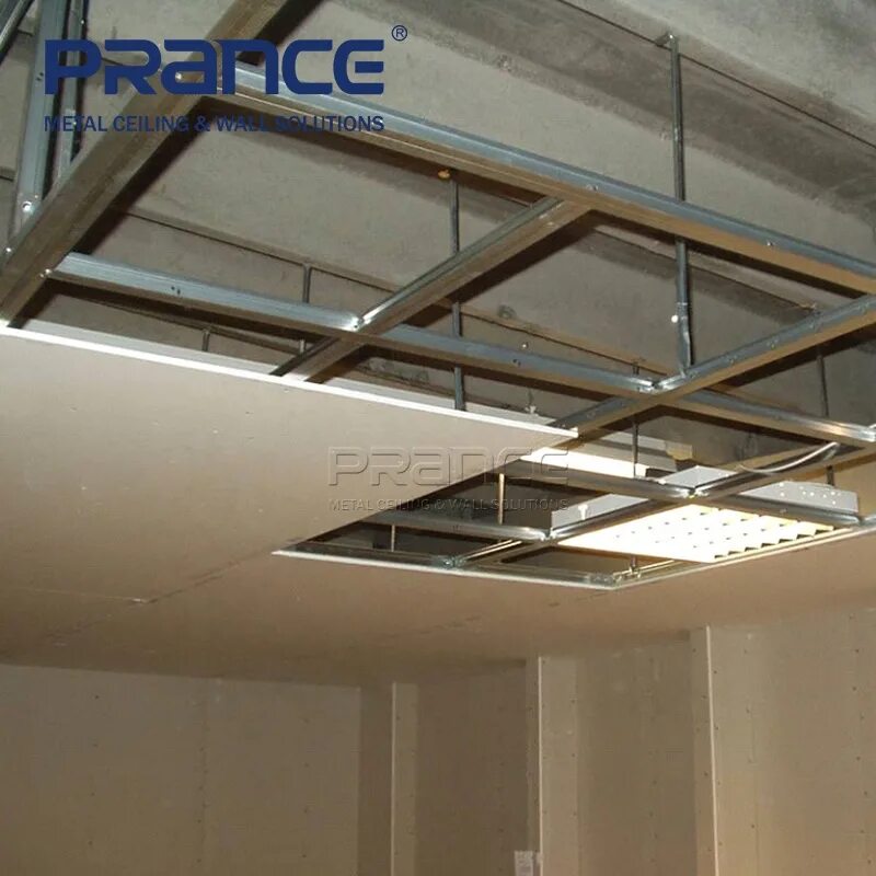 Каркас натяжных потолков фото Bingkai Logam Baja Galvanis untuk Langit-langit Drywall Alibaba.com