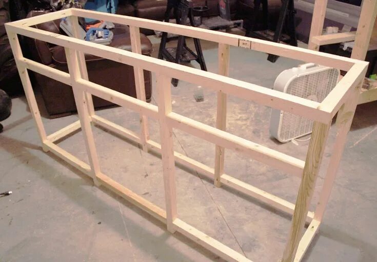 Каркас своими руками фото frame_built Diy restoration hardware, Sideboard diy, Restoration hardware