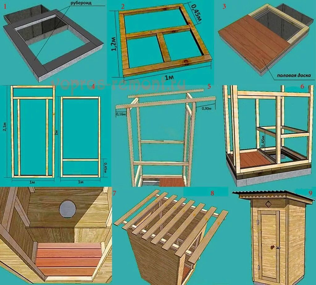 Каркас туалета для дачи своими руками Pin on terreno