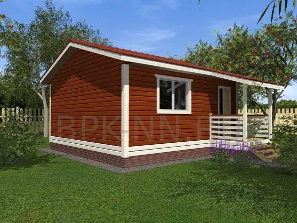 Каркасная баня 6 6 фото Баня каркасная 6х6 с крыльцом и с/у К061 под ключ в Нижнем Новгороде