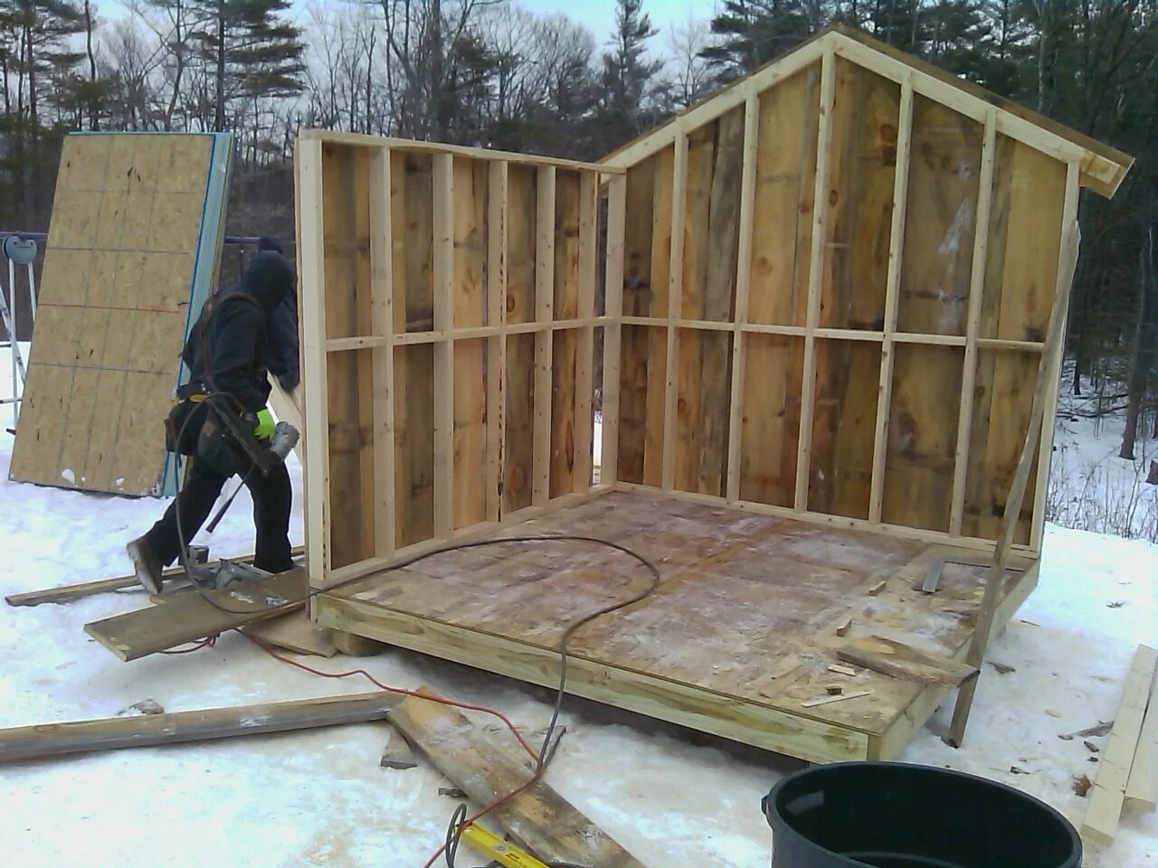 Каркасная баня фото пошаговое Backyard sauna - build you own sauna or buy one?