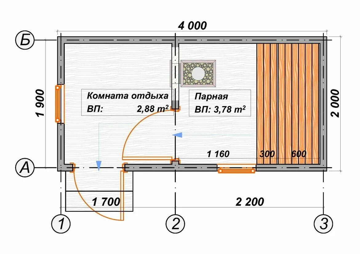 Каркасная баня планировка Строительство русской бани в Михалкове - Строительство бань, саун и бассейнов - 