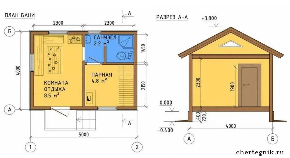 Каркасная баня проект чертеж скачать Как рассчитать каркасную баню 4*4 метра + фото и чертежи