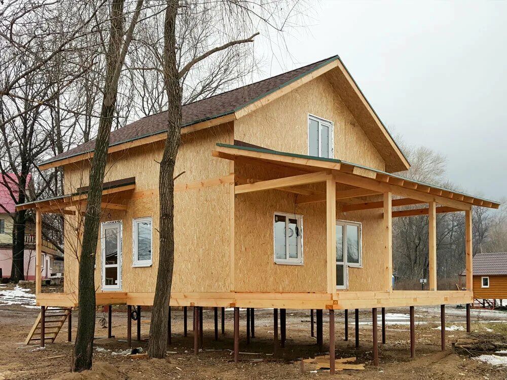 Каркасно щитовой дом под ключ фото Сделать крыльцо в Строителе: 42 строителя с отзывами и ценами на Яндекс Услугах.