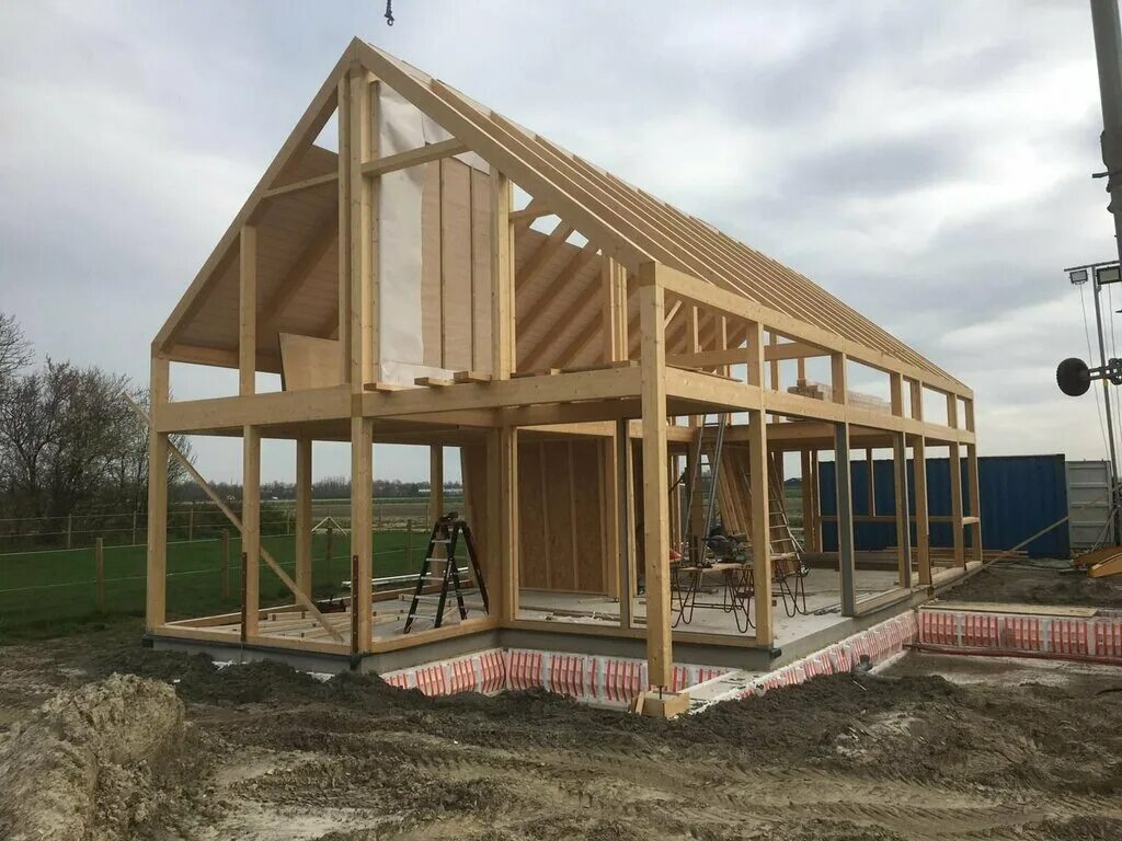 Каркасное строительство фото проекты Строим дом, construction of country houses and cottages, Taldom, ploshchad K. Ma