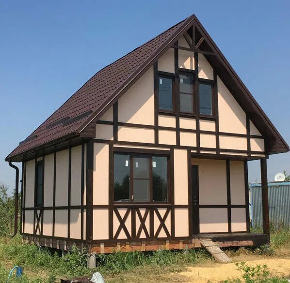 Каркасные дома фото в краснодарском крае Экологичный каркасный дом в Геленджике