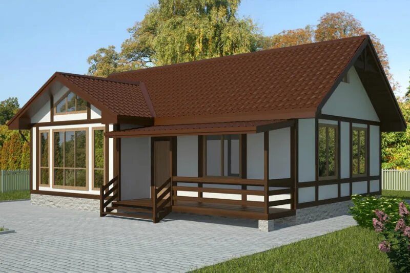 Каркасные дома краснодар цена фото Проекты каркасных домов в Краснодаре и Краснодарском крае