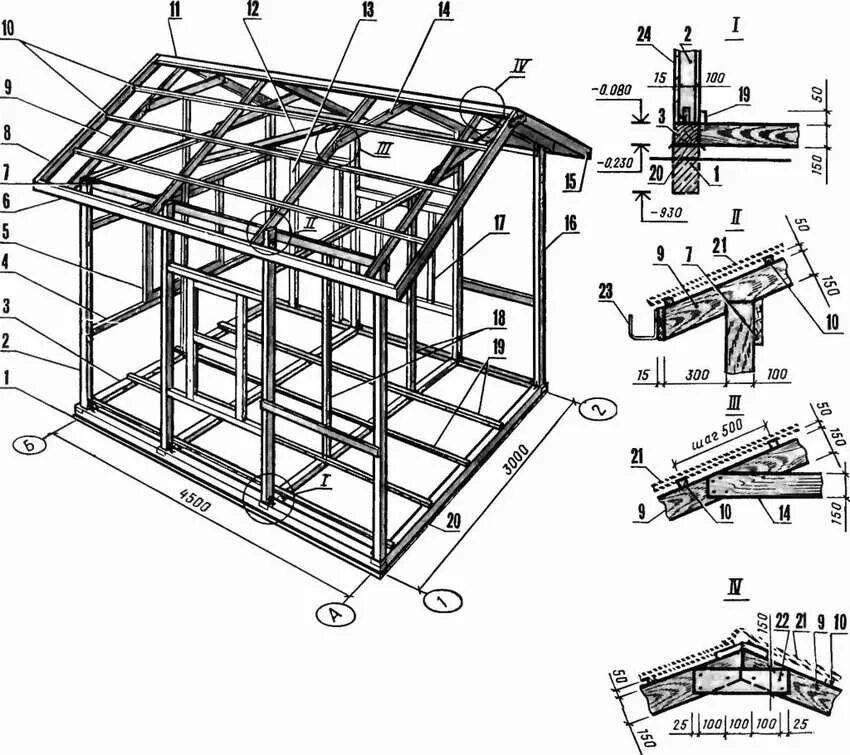 Каркасные дома схемы чертежи с размерами Чертежи теплицы из дерева Shed plans, Shed building plans, Diy shed plans