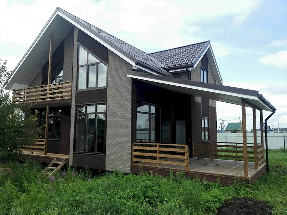 Каркасные дома в городе новочеркасске зимний вариант Отделка фасада каркасного дома (48 фото)