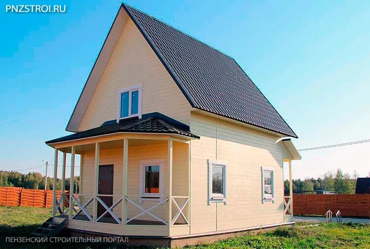 Каркасные дома в пензе под ключ фото Каркасные дачные домики и жилые дома под ключ в Пензе