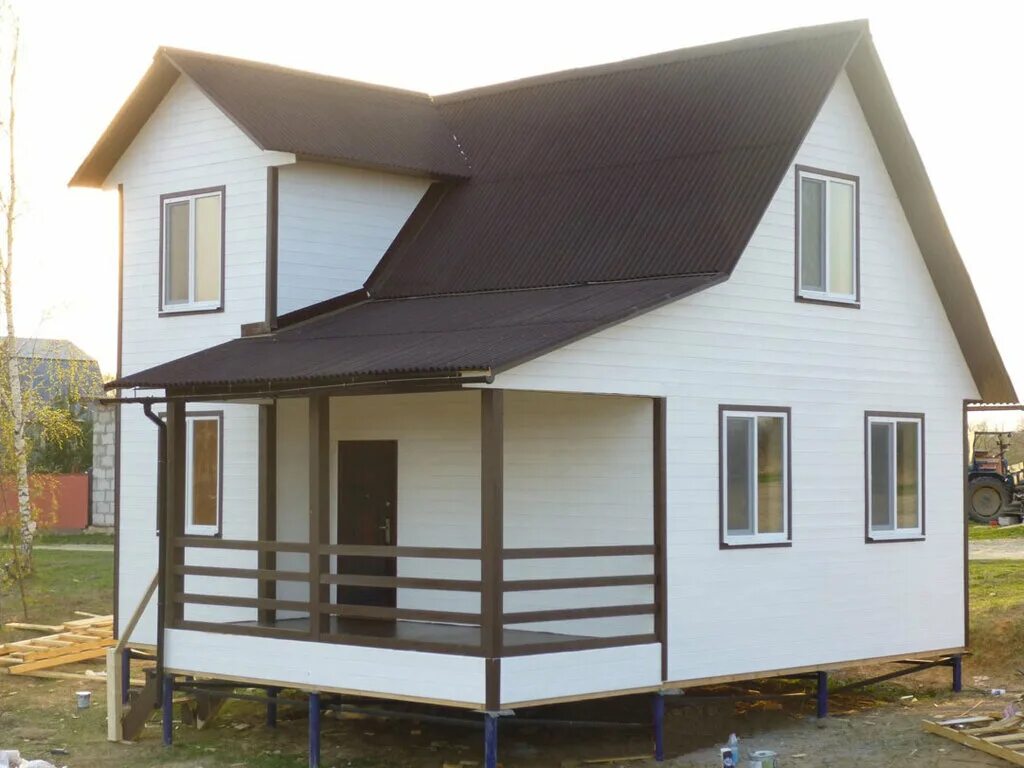 Каркасные дома в тюмени фото цена Ugdom, summer house construction, посёлок Янтарный, Индустриальная улица, 11В/1 