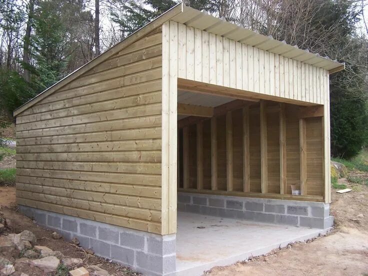 Каркасные гаражи из дерева проекты фото Épinglé par Bernard Chemorin sur Maison en 2020 Garage bois