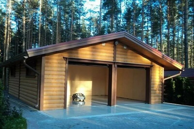 Каркасные гаражи проекты фото и цены Каркасный гараж на 2 машины фото Molot-Club.ru