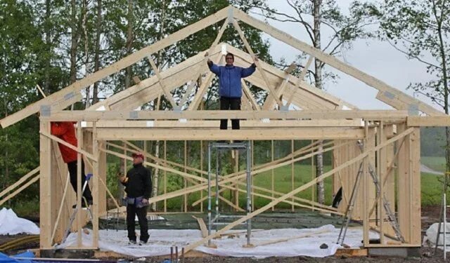 Каркасные своими руками фото Каркасный гараж своими руками: основные принципы строительства, плюс два вариант