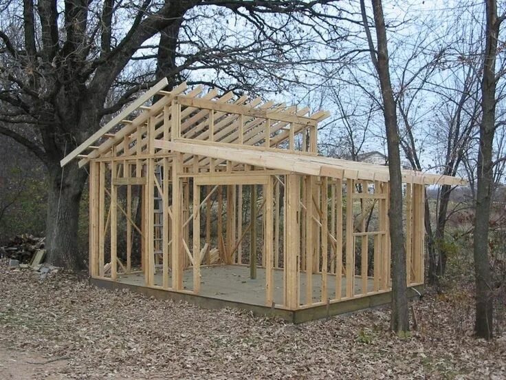 Каркасные своими руками фото Build Your Own Efficient DIY Garden Shed - The Owner-Builder Network Shed roof d