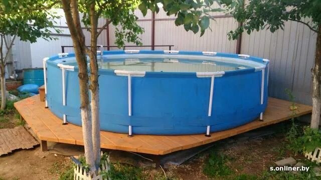 Каркасный бассейн на дачу своими руками Заказ на услугу