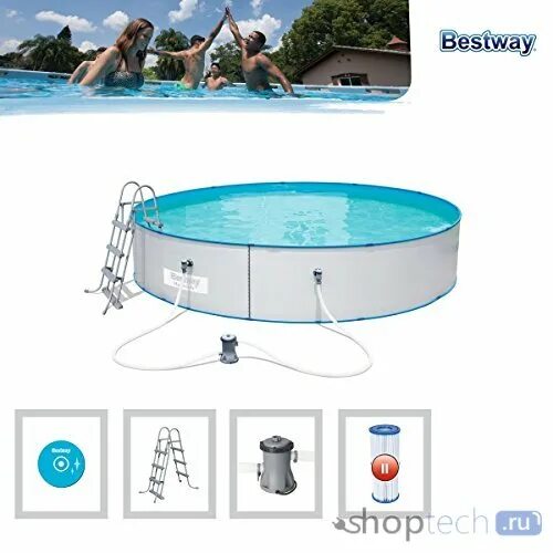 Каркасный бассейн подключение насоса bestway Каркасный бассейн Bestway Hydrium Splasher 56386 Купить Каркасный бассейн Bestwa