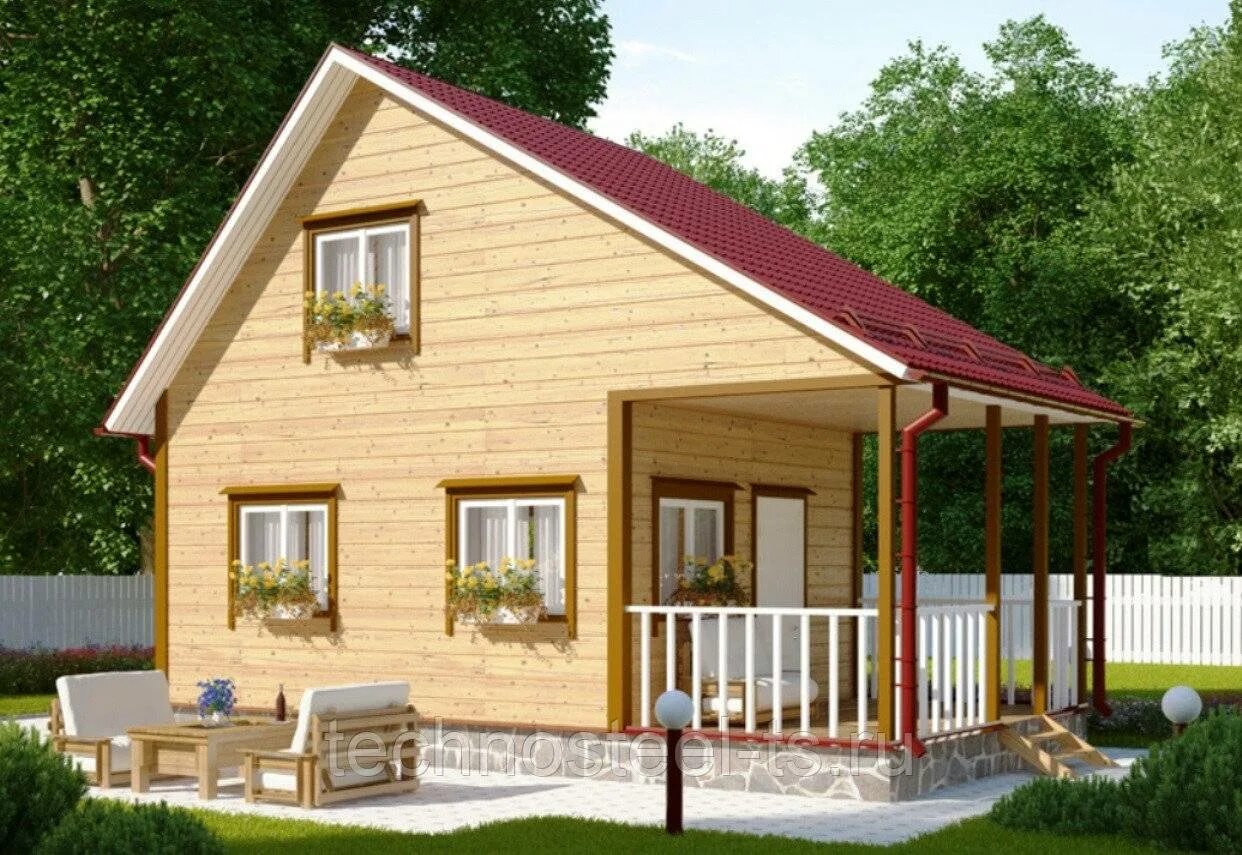 Каркасный дачный дом фото Каркасные дома под дачу